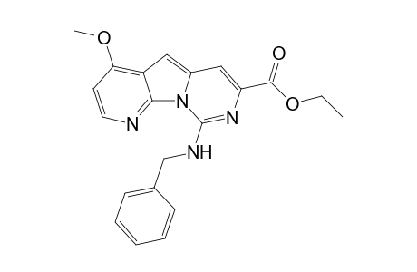 9-Benzylamino-7-ethoxycarbonyl-4-methoxypyrido[3',2':4,5]pyrrolo[1,2-c]pyrimidine