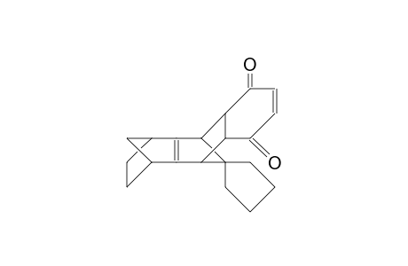 anti, endo-1',2',3',4',8a',9',10',10a'-Octahydro-spiro(cyclopentane-1,11'-(1,4-9,10)-dimethano-anthracene)-5',8'-dione