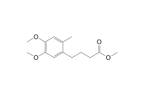 Methyl .gamma.-(2'-methyl-4',5'-dimethoxyphenyl)butyrate