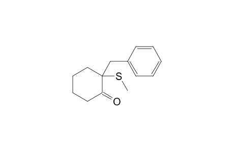 2-Benzyl-2-(methylthio)cyclohexanone