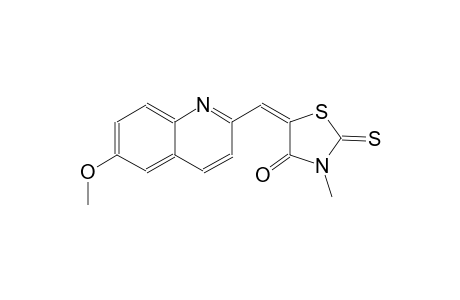 4-thiazolidinone, 5-[(6-methoxy-2-quinolinyl)methylene]-3-methyl-2-thioxo-, (5E)-