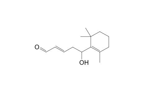 2-(1-Hydroxy-4-formylbut-3-enyl)-1,3,3-trimethylcyclohexene