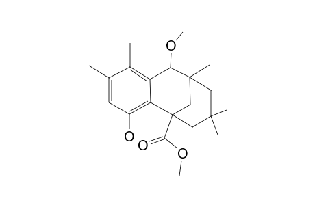 8-METHOXY-1-METHOXYCARBONYL-6-METHYL-5-NOR-DIISOPHORA-2(7),3,5-TRIENE-3-OL