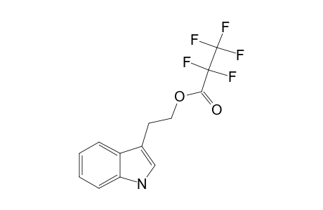 3-(2-Hydroxyethyl)indole, o-pentafluoropropionyl-