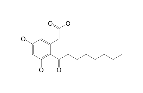 (3,5-Dihydroxy-2-octanoylphenyl)-acetic acid