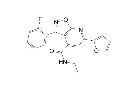 isoxazolo[5,4-b]pyridine-4-carboxamide, N-ethyl-3-(2-fluorophenyl)-6-(2-furanyl)-