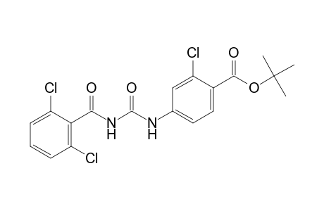 Benzoic acid, 2-chloro-4-[[[(2,6-dichlorobenzoyl)amino]-carbonyl]amino]-, 1,1-dimethylethyl ester