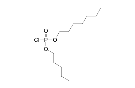 Phosphorochloridic acid, heptyl pentyl ester