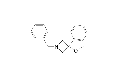 1-Benzyl-3-methoxy-3-phenylazetidine