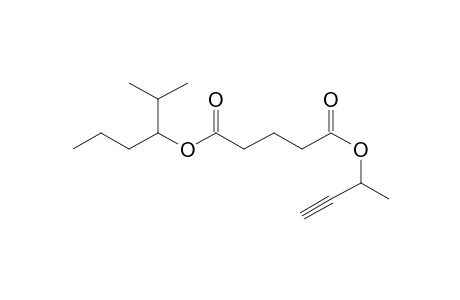 Glutaric acid, but-3-yn-2-yl 2-methylhex-3-yl ester