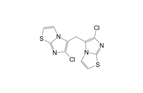 6-chloro-5-[(6-chloroimidazo[2,1-b][1,3]thiazol-5-yl)methyl]imidazo[2,1-b][1,3]thiazole
