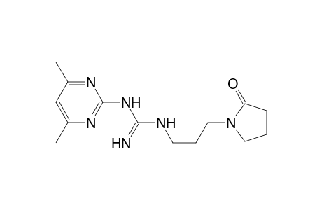 Guanidine, N-(4,6-dimethyl-2-pyrimidinyl)-N'-[3-(2-oxo-1-pyrrolidinyl)propyl]-
