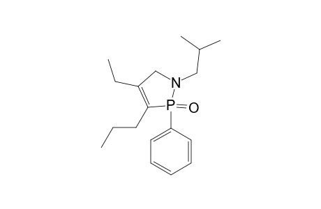 1H-1,2-Azaphosphole, 4-ethyl-2,3-dihydro-1-(2-methylpropyl)-2-phenyl-3-propyl-, 2-oxide