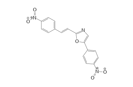 Oxazole, 5-(4-nitrophenyl)-2-[2-(4-nitrophenyl)ethenyl]-
