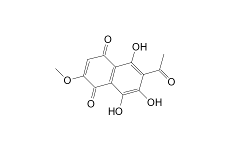1,4-Naphthoquinone, 2-acetyl-3,5,8-trihydroxy-6-methoxy-