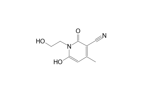 6-Hydroxy-1-(2-hydroxyethyl)-4-methyl-2-oxo-1,2-dihydro-3-pyridinecarbonitrile