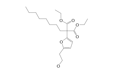DIETHYL-2-[5-(2-HYDROXYETHYL)-FURAN-2-YL]-2-OCTYLMALONATE