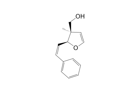 [(2S,3R)-3-methyl-2-[(Z)-2-phenylethenyl]-2H-furan-3-yl]methanol