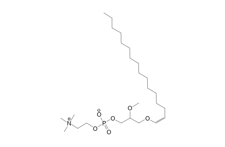 1-O-1'-(Z)-HEXADECENYL-2-O-METHYL-RAC-GLYCERO-3-PHOSPHOCHOLINE