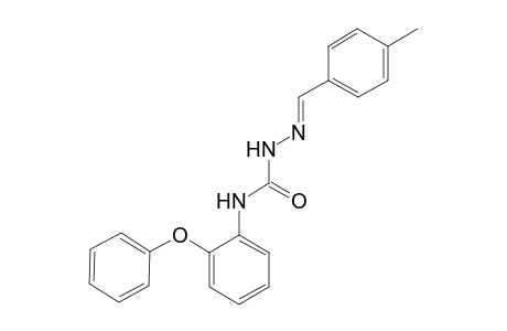 1-(4-Methylbenzylidene)-4-(2-phenoxyphenyl)semicarbazide