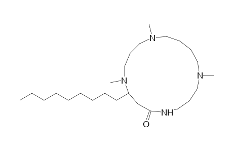 1,9,13-trimethyl-8-nonyl-1,5,9,13-tetrazacycloheptadecan-6-one
