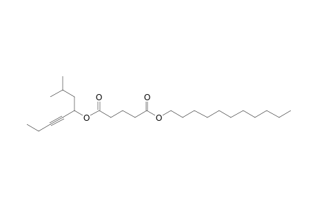 Glutaric acid, 2-methyloct-5-yn-4-yl undecyl ester