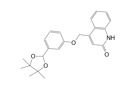 2(1H)-quinolinone, 4-[[3-(4,4,5,5-tetramethyl-1,3-dioxolan-2-yl)phenoxy]methyl]-