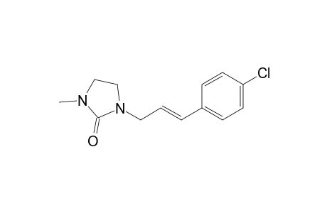 (E)-1-(3-(4-Chlorophenyl)allyl)-3-methylimidazolidin-2-one