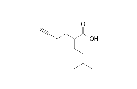 2-(But-3-ynyl)-5-methylhex-4-enoic acid