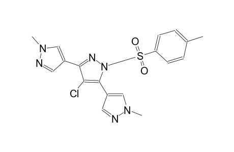 4'-chloro-1,1''-dimethyl-1'-tosyl-1H,1'H,1''H-4,3':5',4''-terpyrazole