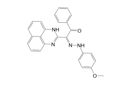2-[N-(4-Methoxyphenyl)-2-oxo-2-phenylethanehydrazonoyl]-1H-perimidine