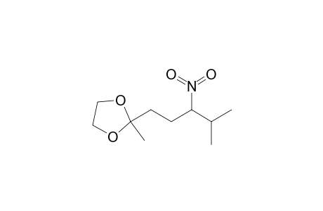 1,3-Dioxolane, 2-methyl-2-(4-methyl-3-nitropentyl)-