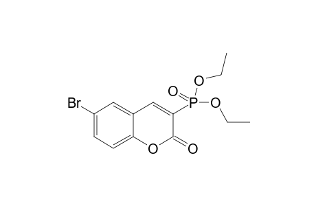 6-Bromanyl-3-diethoxyphosphoryl-chromen-2-one