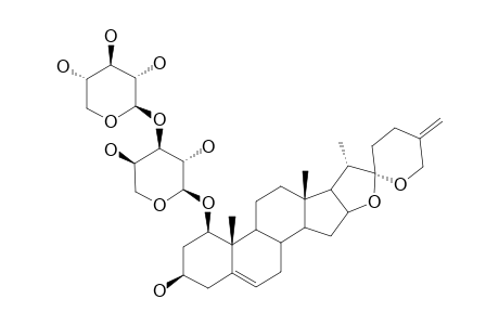 NEORUSCOGENIN-1-O-[O-BETA-D-XYLOPYRANOSYL-(1->3)-ALPHA-L-ARABINOPYRANOSIDE]