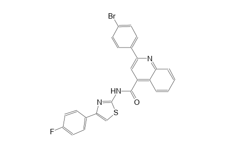 2-(4-bromophenyl)-N-[4-(4-fluorophenyl)-1,3-thiazol-2-yl]-4-quinolinecarboxamide