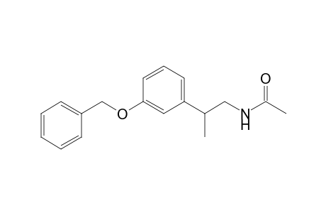 Acetamide, N-[2-[3-(phenylmethoxy)phenyl]propyl]-