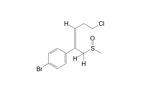 (Z)-2-(p-bromophenyl)-5-chloro-2-pentenyl methyl sulfoxide