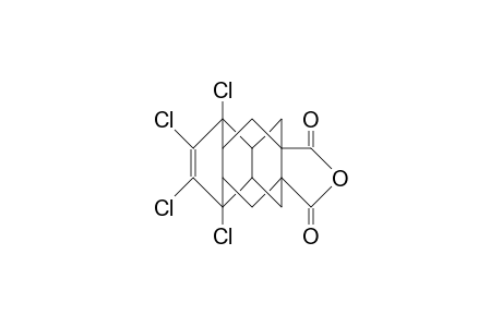 4,5,6,7-Tetrachloro-pentacyclo(8.4.0.0/3,8/.0/4,13/.0/7,12/)-tetradec-5-ene-1,10-dicarboxylic anhydride