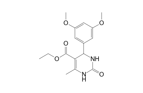 4-(3,5-dimethoxyphenyl)-6-methyl-2-oxo-1,2,3,4-tetrahydro-5-pyrimidinecarboxylic acid, ethyl ester