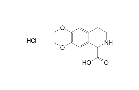 6,7-Dimethoxy-1,2,3,4-tetrahydroisoquinoline-1-carboxylic acid hydrochloride