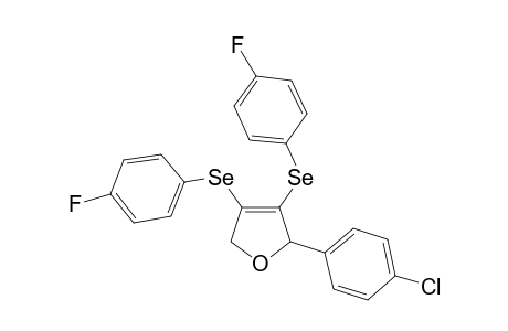 2-(4-Chlorophenyl)-3,4-bis((4-fluorophenyl)selanyl)-2,5-dihydrofuran