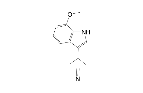 2-(7-Methoxy-1H-indol-3-yl)-2-methylpropanenitrile