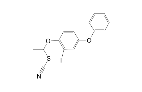 2-Iodo-4-phenoxy-1-(1-thiocyanato-ethoxy)-benzene