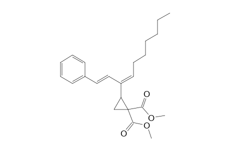2-[(1E,3E)-1-phenyldeca-1,3-dien-3-yl]cyclopropane-1,1-dicarboxylic acid dimethyl ester