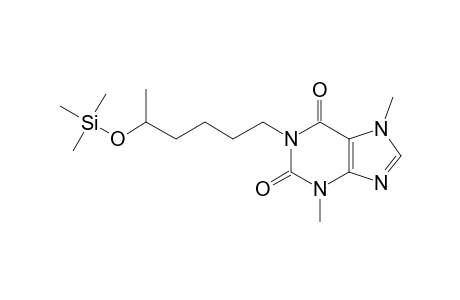 3,7-Dimethyl-1-{5-[(trimethylsilyl)oxy]hexyl}-3,7-dihydro-1H-purine-2,6-dione