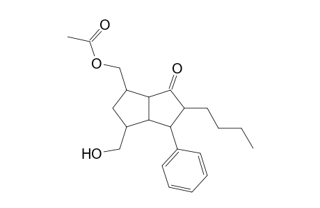 [4-Hydroxymethyl-2-butyl-3-phenyl-1-oxooctahydropentalen-6-yl]methyl acetate