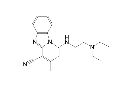 Benzo[4,5]imidazo[1,2-a]pyridine-4-carbonitrile, 1-(2-diethylaminoethylamino)-3-methyl-