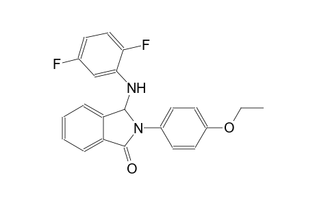 1H-isoindol-1-one, 3-[(2,5-difluorophenyl)amino]-2-(4-ethoxyphenyl)-2,3-dihydro-