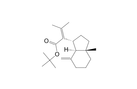 1,1-Dimethylethyl (1R,3aS*,7aR*)-Hexahydro-.alpha.-isopropylidene-3a-methyl-7-methylene-1-indanacetate