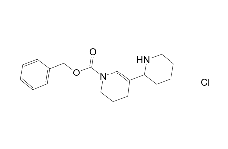 Benzyl 5-(2-piperidinyl)-3,4-dihydro-1(2H)-pyridinecarboxylate hydrochloride salt